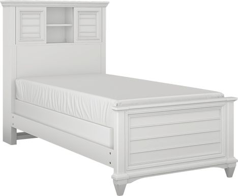 Kids Hilton Head White 3 Pc Twin Bookcase Bed