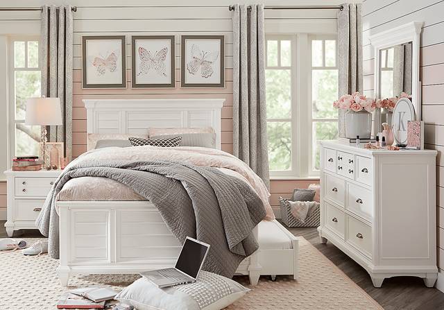 Kids Hilton Head White 5 Pc Twin Panel Bedroom - Thumbnail - Image 3
