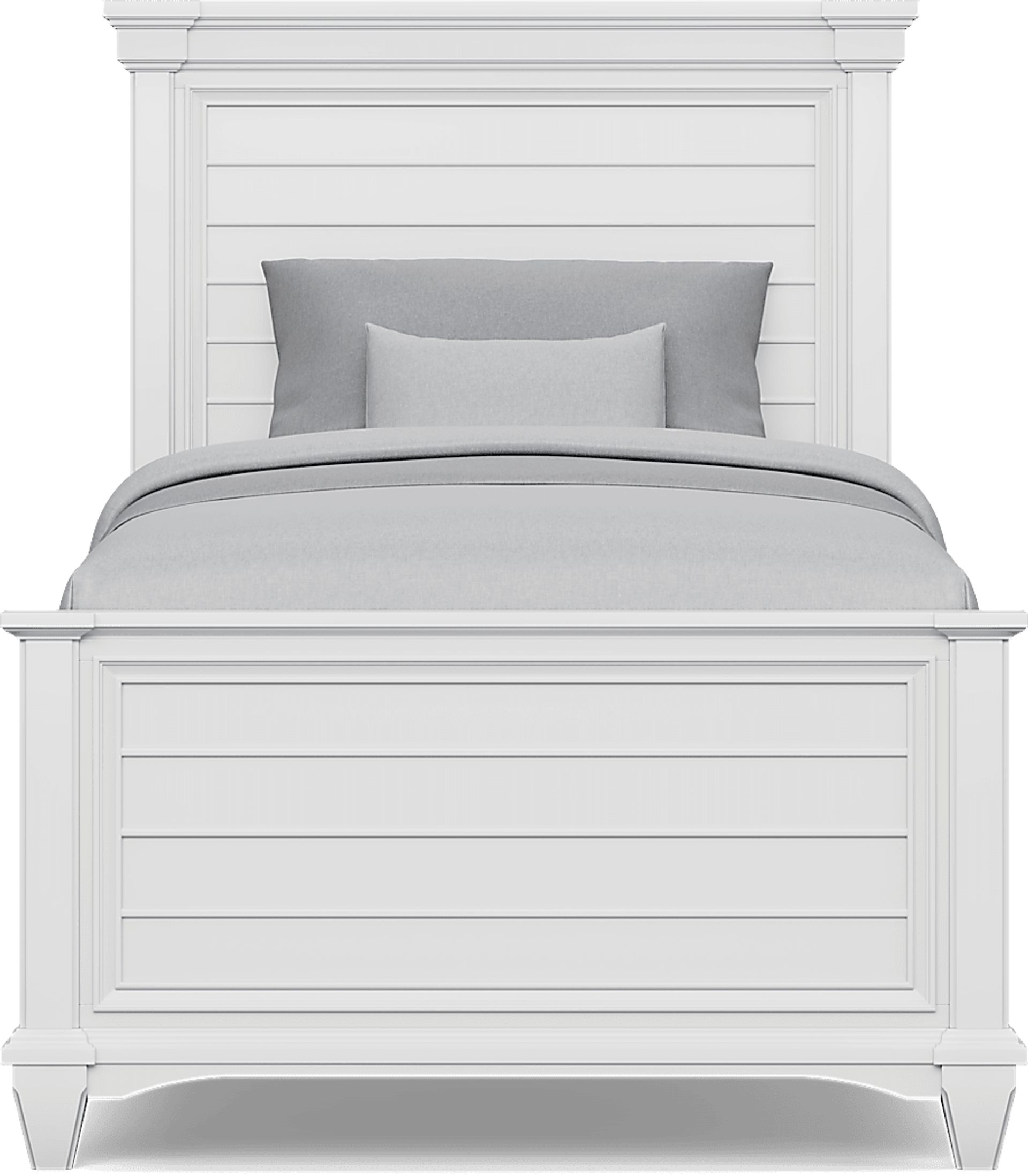 Kids Hilton Head White Twin XL Panel Bed - Image 2