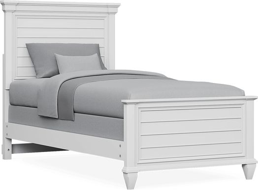 Kids Hilton Head White 3 Pc Twin XL Panel Bed