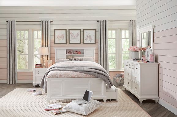 White full deals bedroom furniture sets