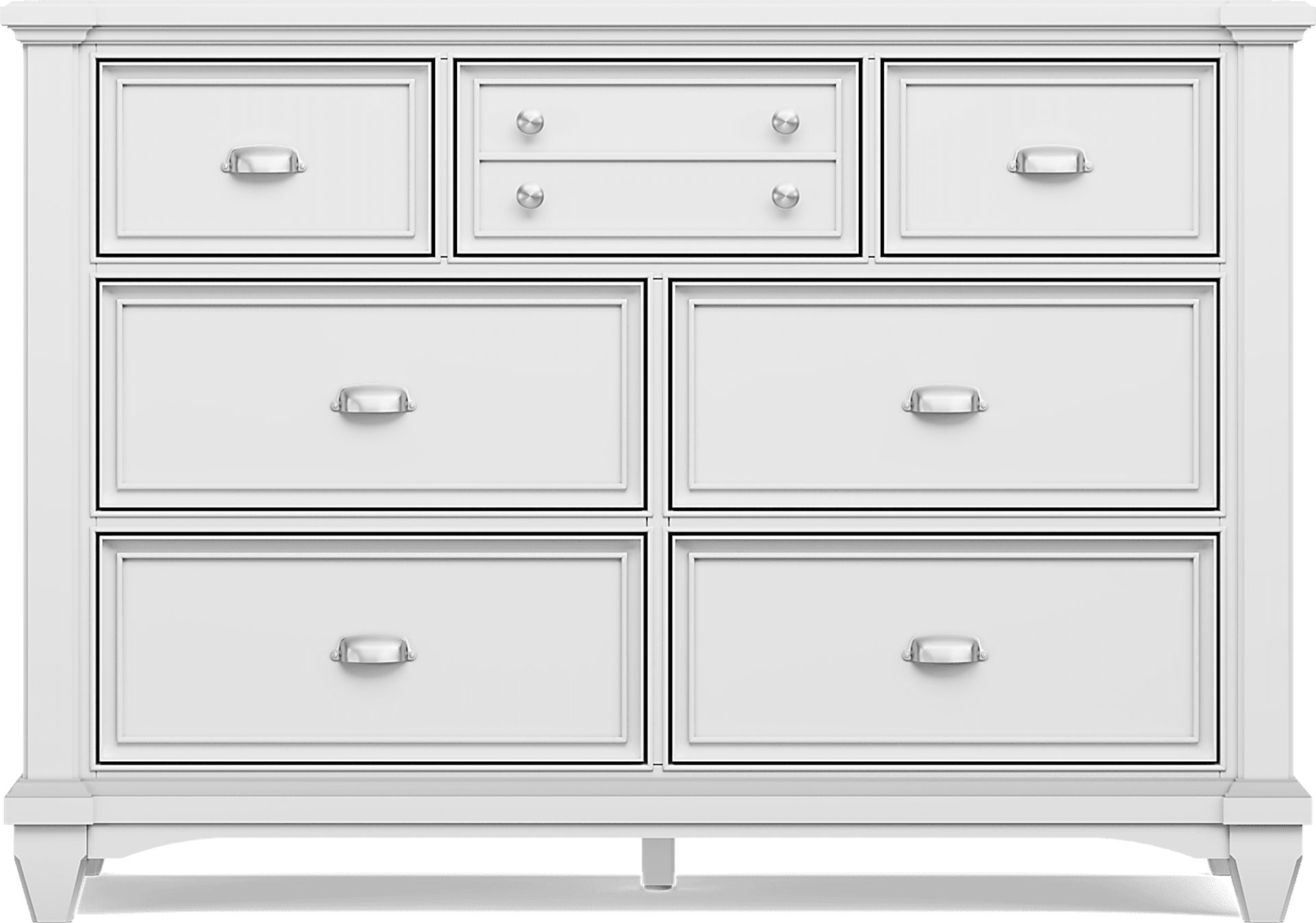 Kids Hilton Head White Bedroom with Alena Charcoal Twin Upholstered Daybed - Image 2