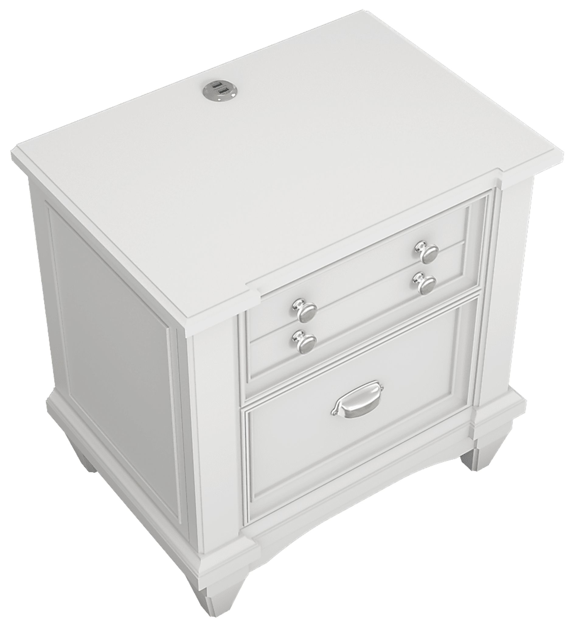 Kids Hilton Head White 5 Pc Full Bookcase Bedroom - Image 7