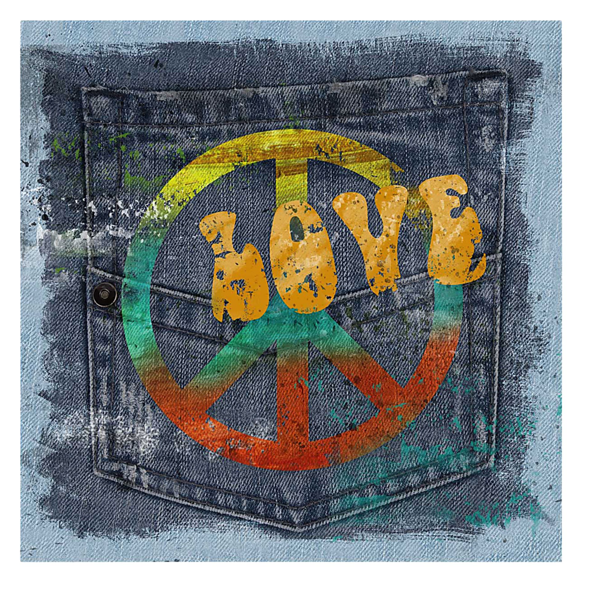 Kids Hipster Jeans I Denim Artwork - Image 1