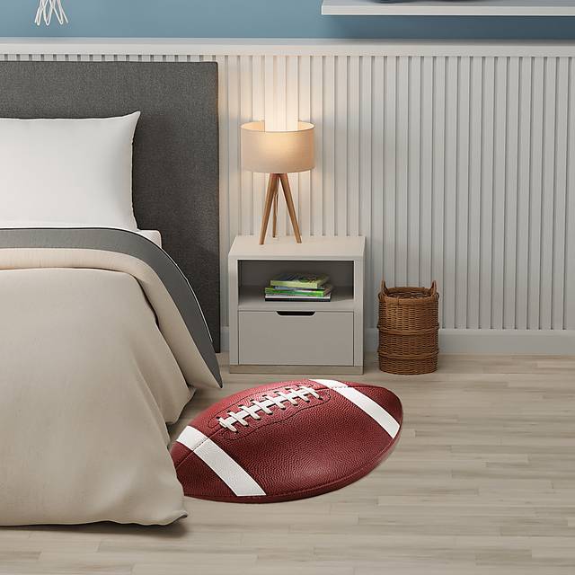 Kids Home Turf Brown 5' x 7' Rug - Thumbnail - Image 3