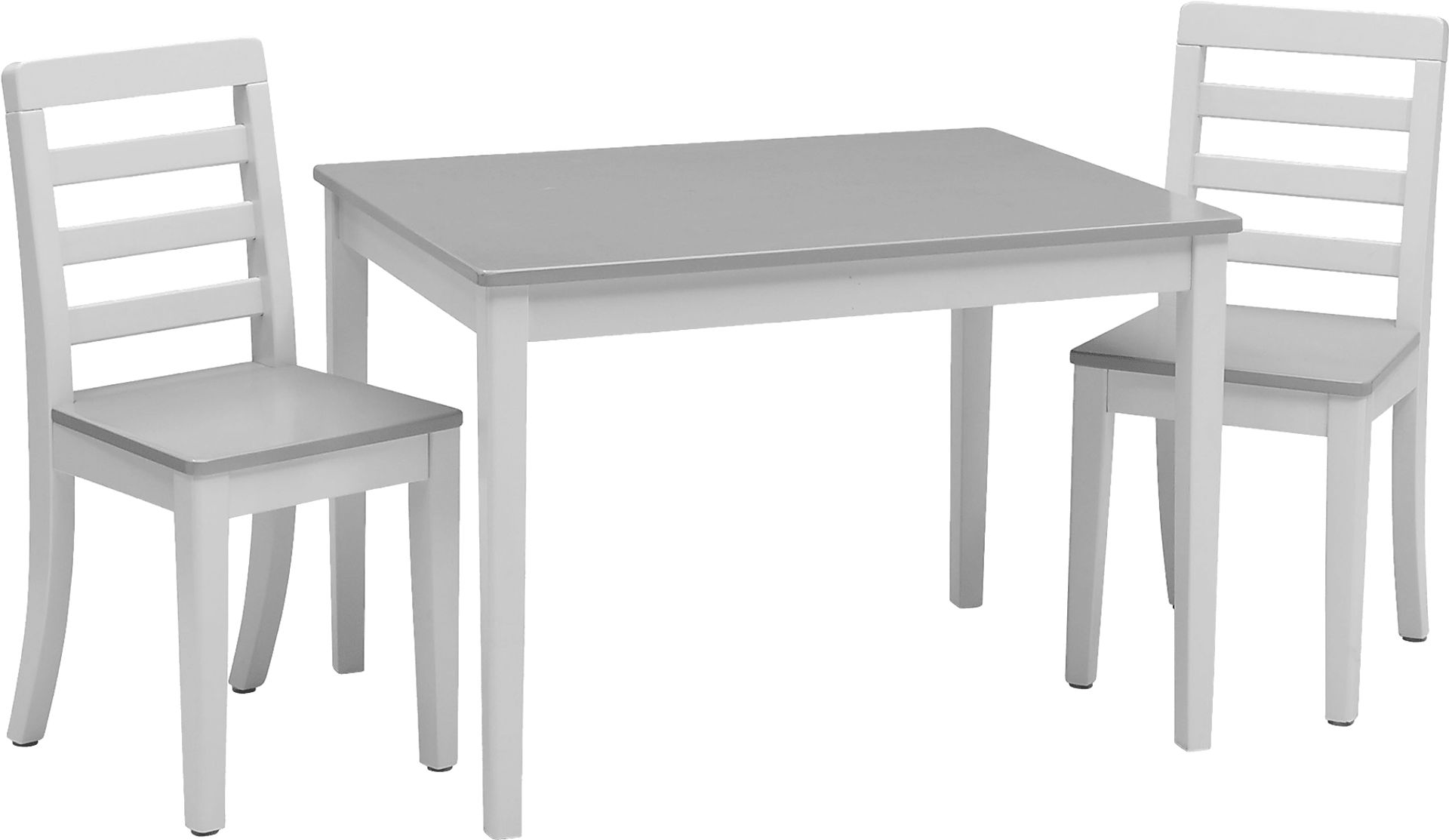 Kids Homeroom Fun Gray 3 Pc Table Set - Image 2