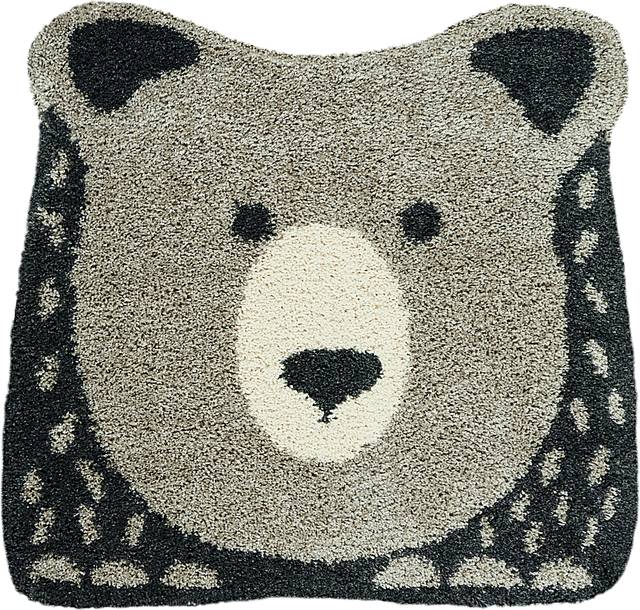 Kids Horace Gray 4' x 4' Rug - Thumbnail - Image 1