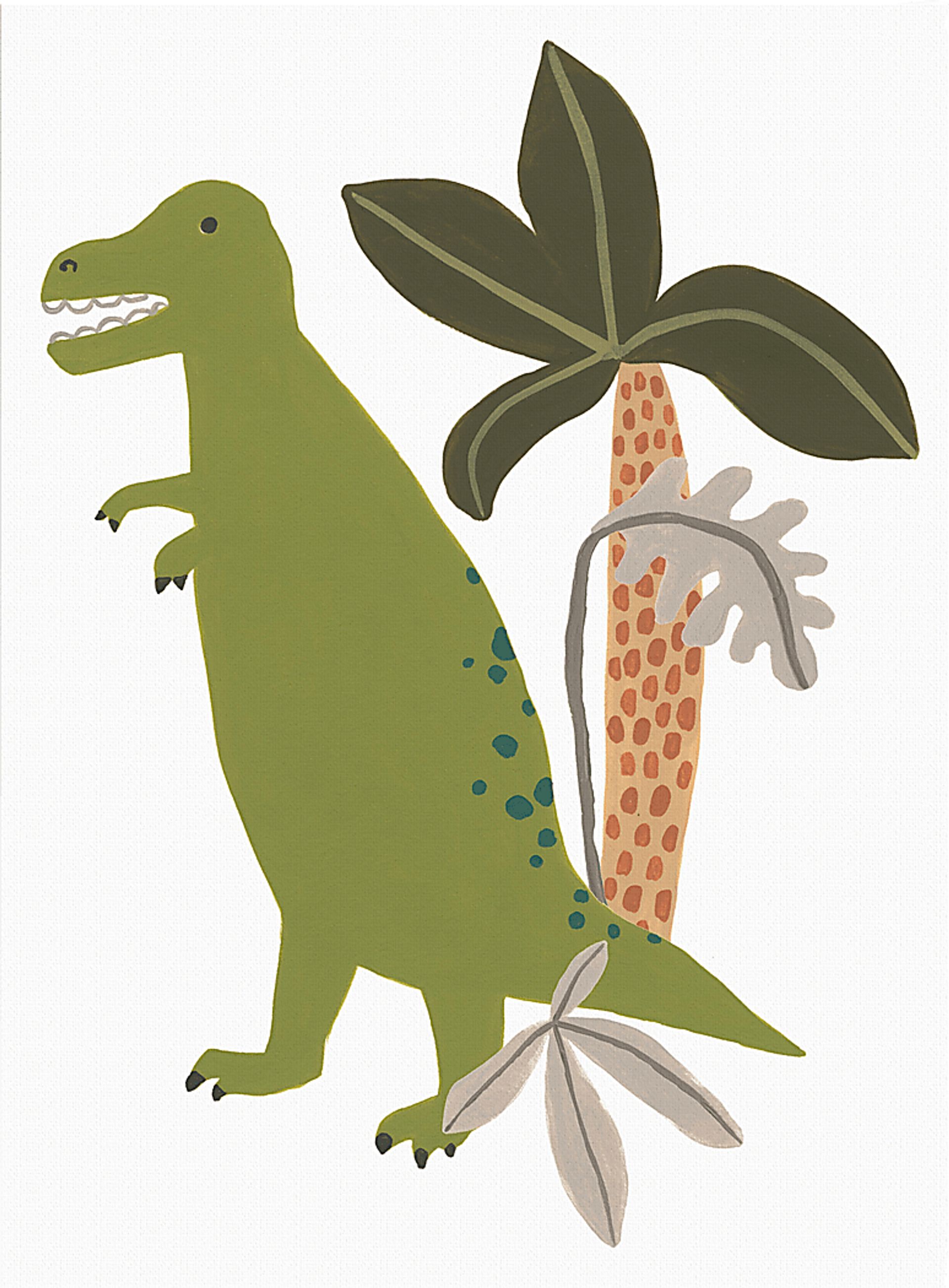 Kids Hungry T-Rex I White Artwork - Image 3