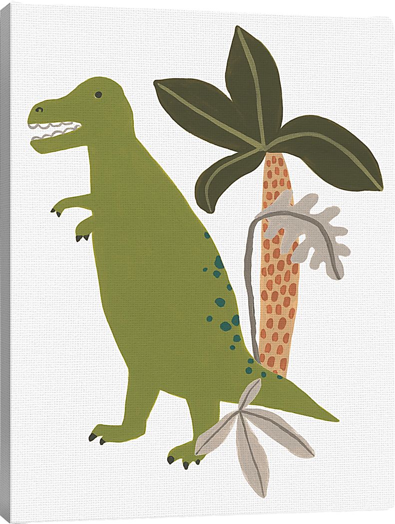 Kids Hungry T-Rex II White Artwork