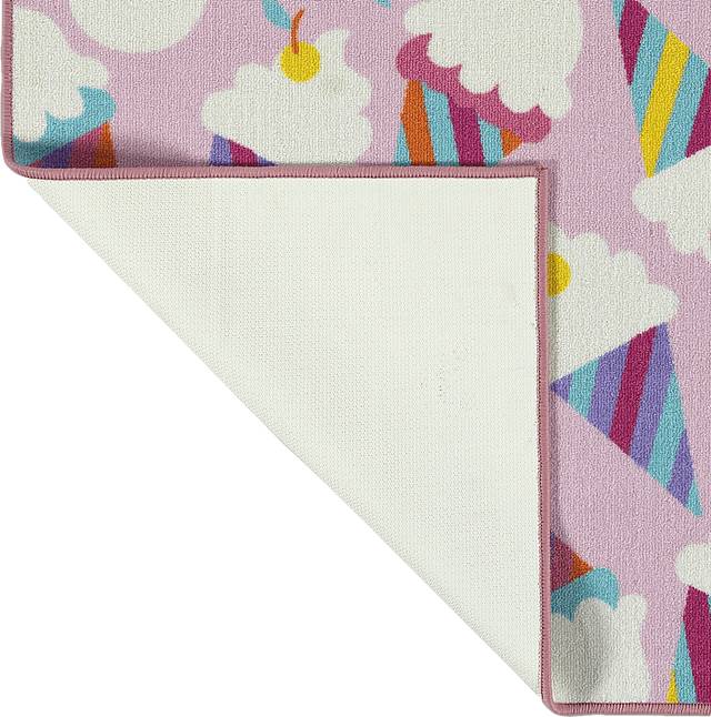 Kids Ice Cream Pop Pink 7' x 9' Rug - Thumbnail - Image 3