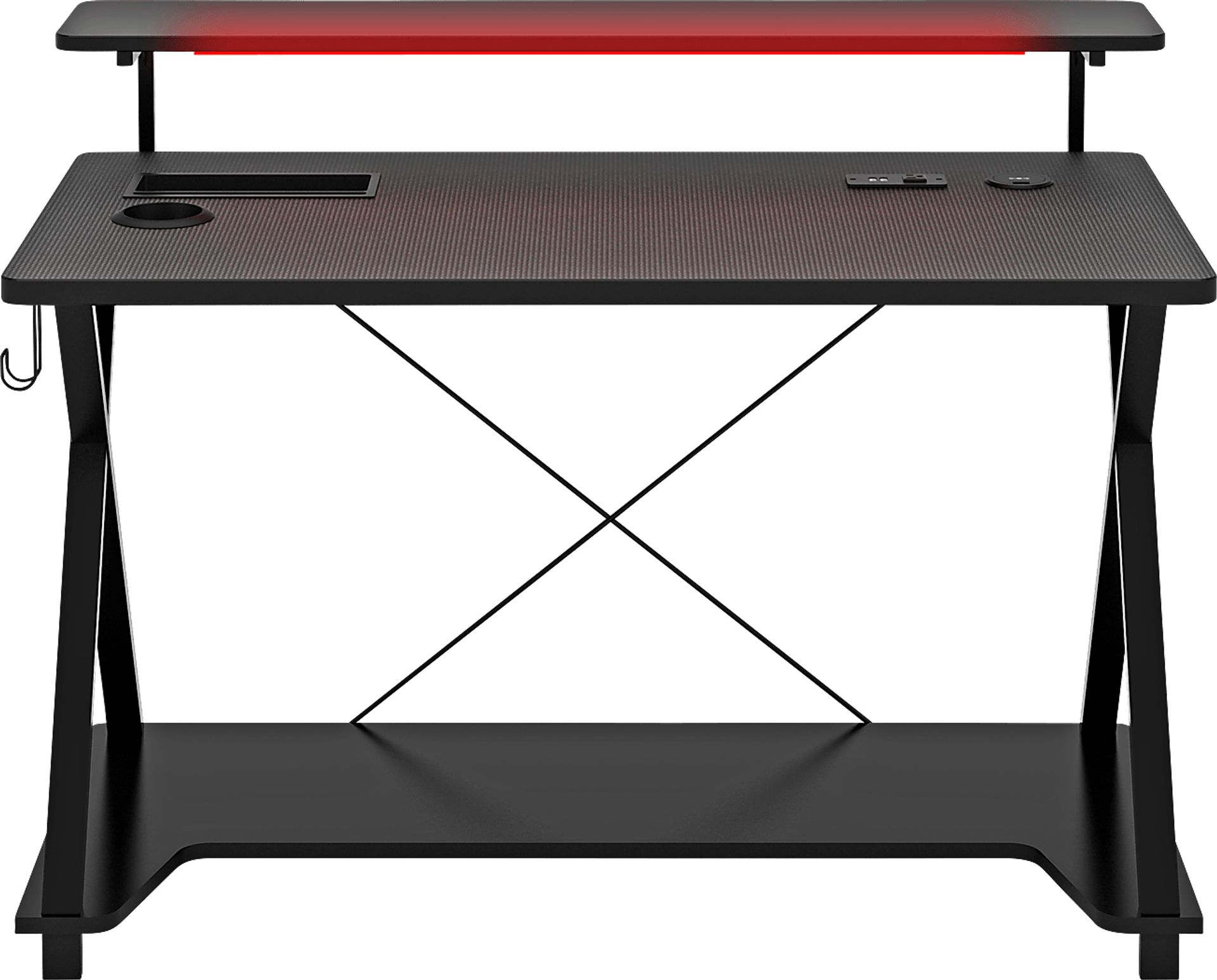 Kids Idris Black 48 In. Gaming Desk - Image 3