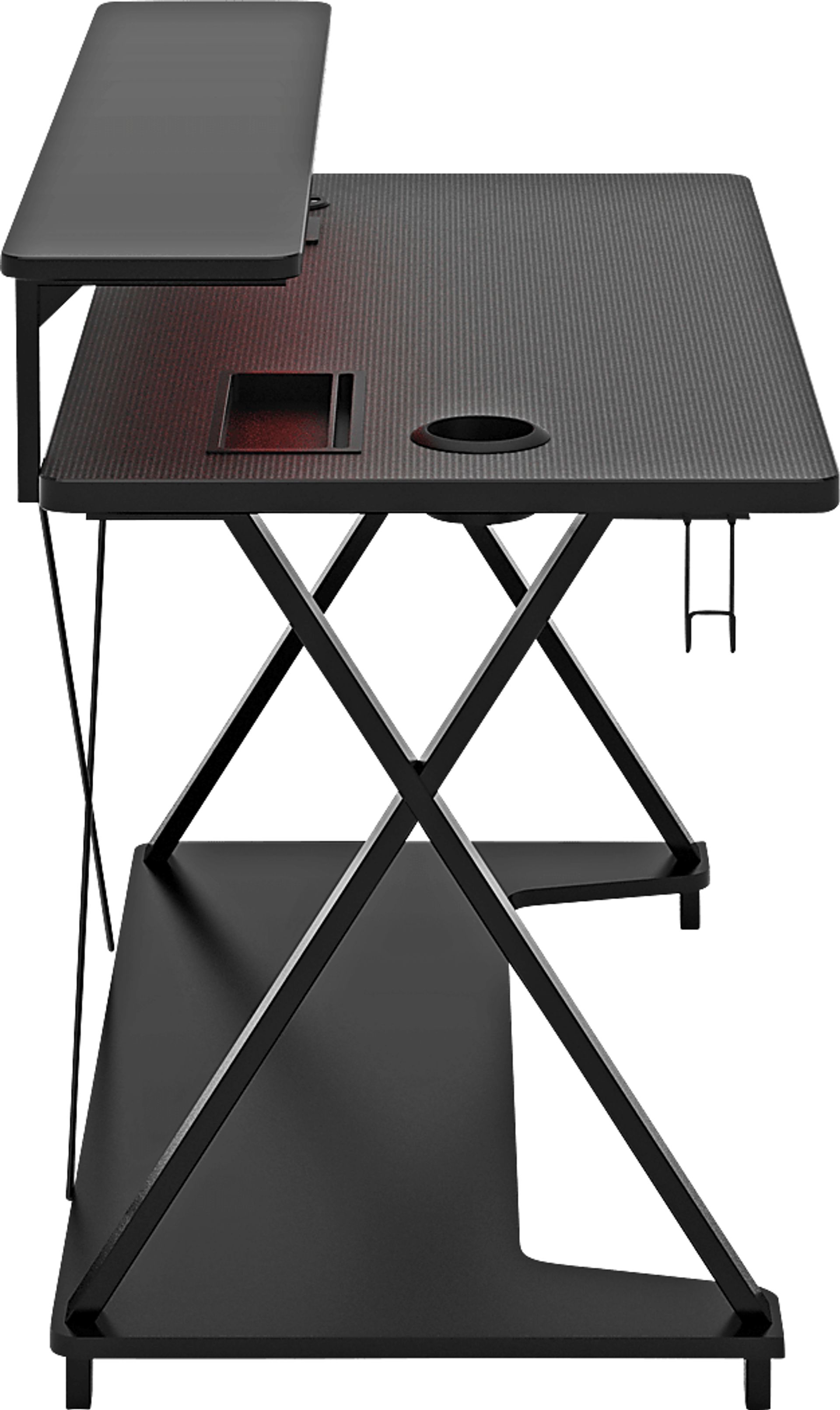 Kids Idris Black 48 In. Gaming Desk - Image 5