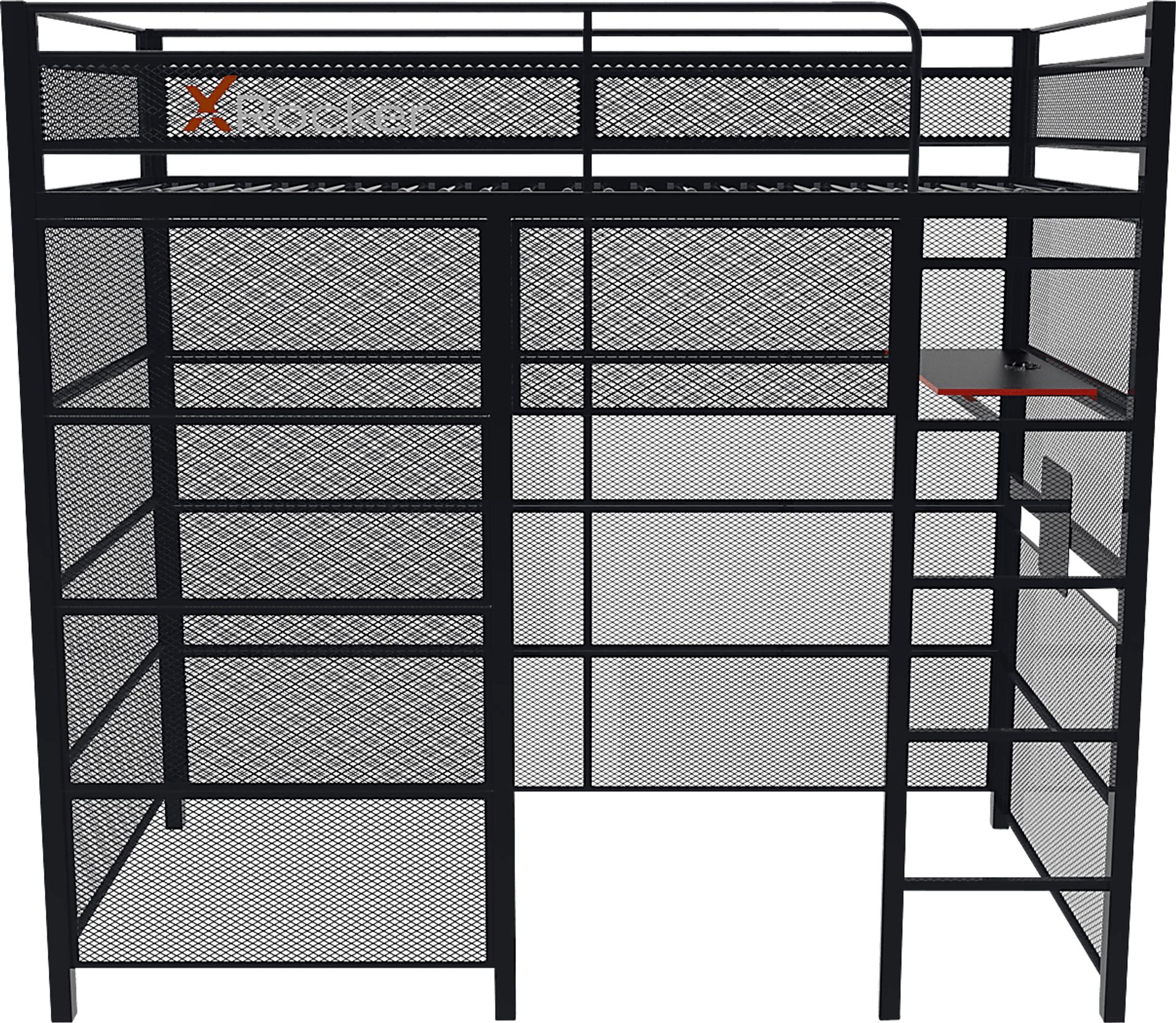 Kids In The Zone Black Gaming Bunk Bed - Image 1