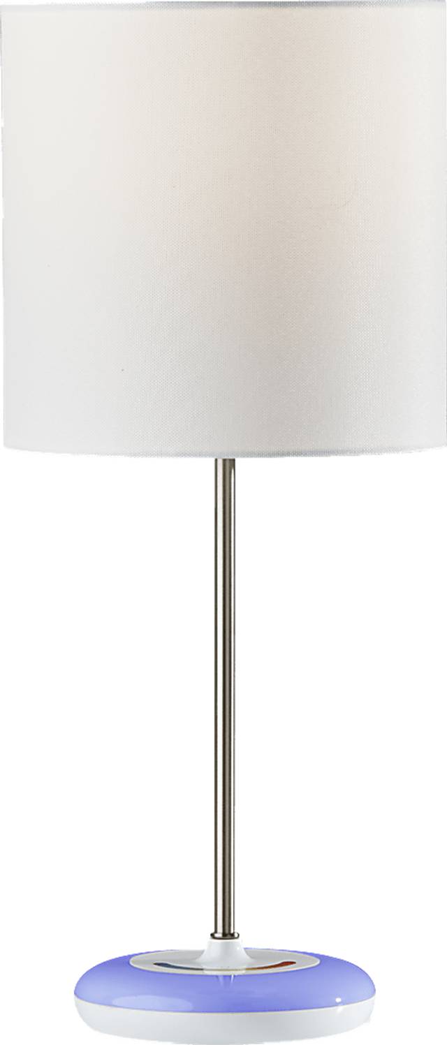 Kids Iniko Silver/White Lamp - Thumbnail - Image 4