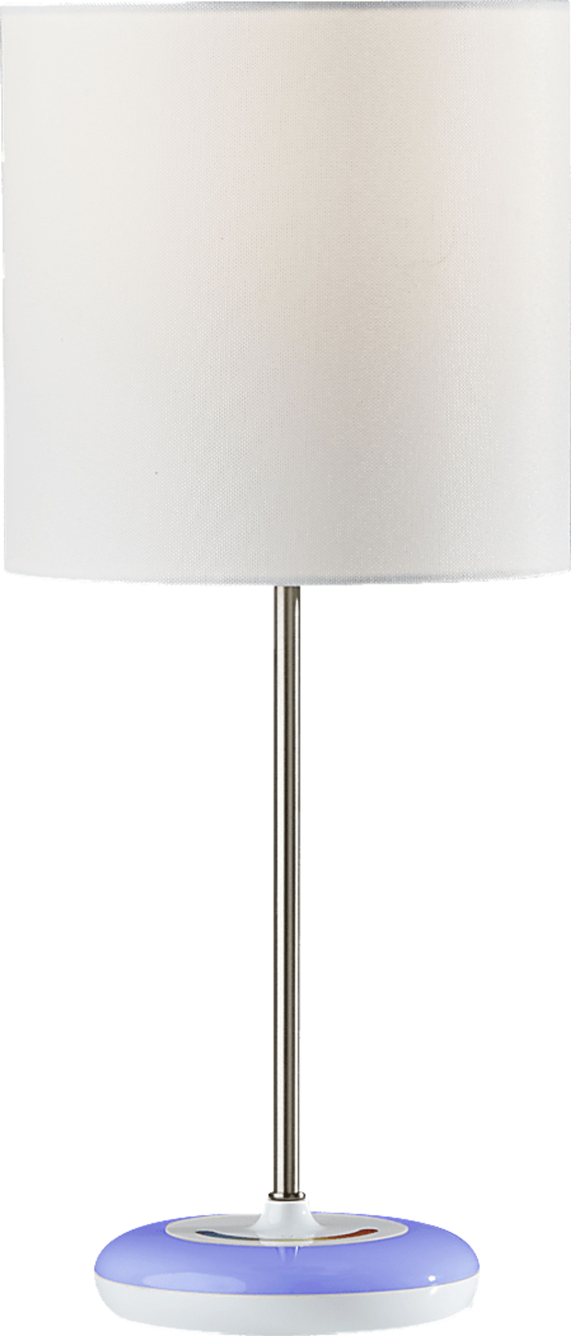 Kids Iniko Silver/White Lamp - Image 4
