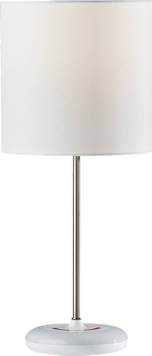 Kids Iniko Silver/White Lamp - Thumbnail - Image 1