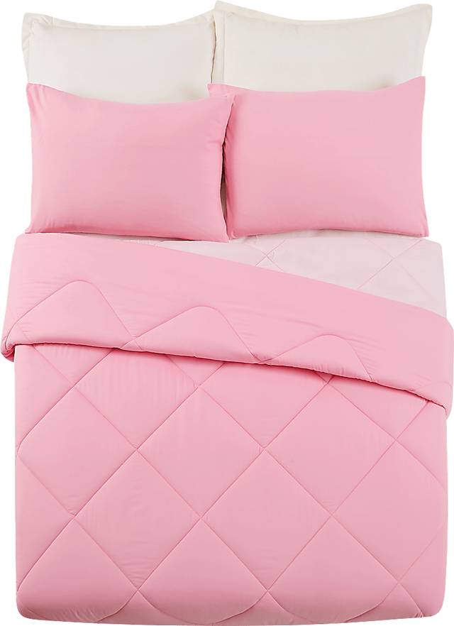 Kids Irys Pink Twin Comforter Set - Thumbnail - Image 2