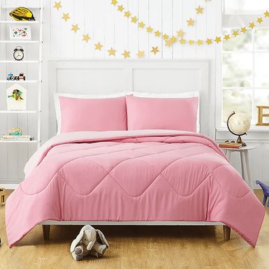 Kids Irys Pink Twin Comforter Set