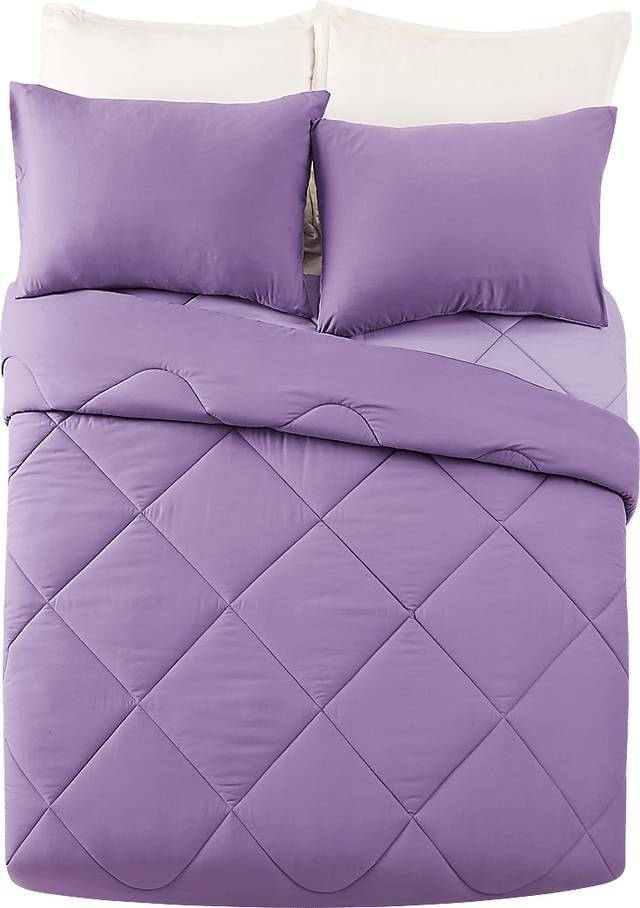 Kids Irys Purple 3 Pc Full/Queen Comforter Set - Thumbnail - Image 2
