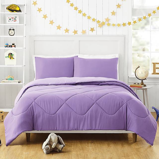 Kids Irys Purple 3 Pc Full/Queen Comforter Set - Thumbnail - Image 1