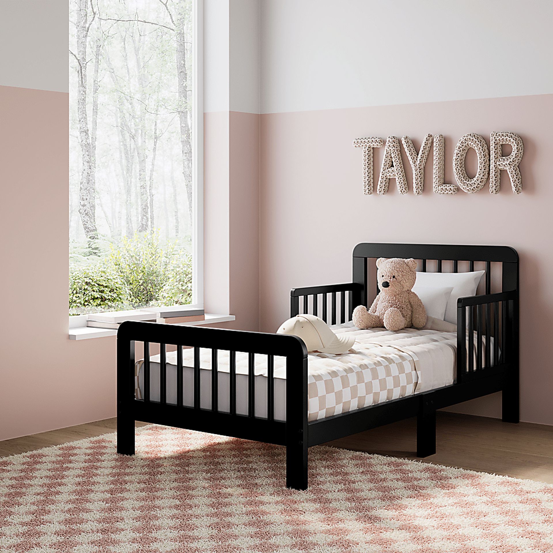 Kids Isoella Black Toddler Bed - Image 2