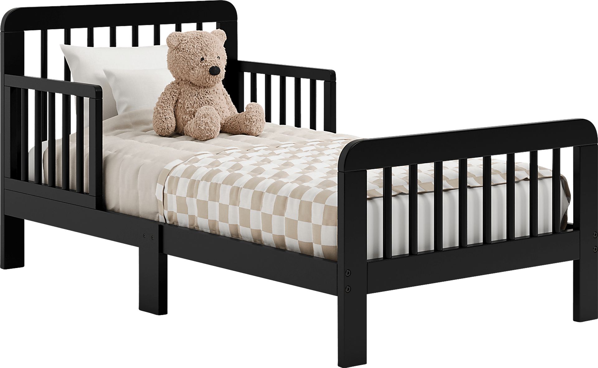 Kids Isoella Black Toddler Bed - Image 3