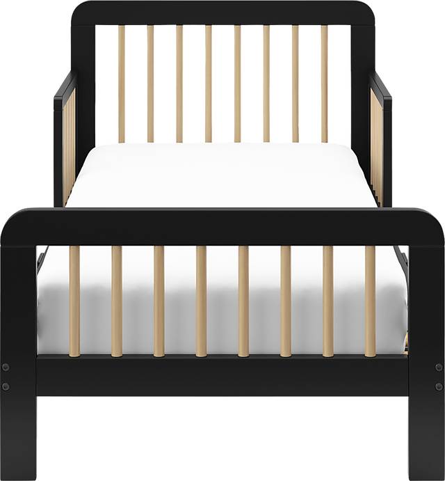 Kids Isoella Black Toddler Bed - Thumbnail - Image 2