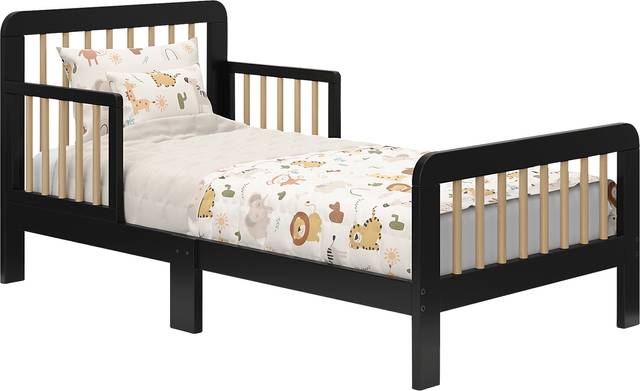 Kids Isoella Black Toddler Bed - Thumbnail - Image 3
