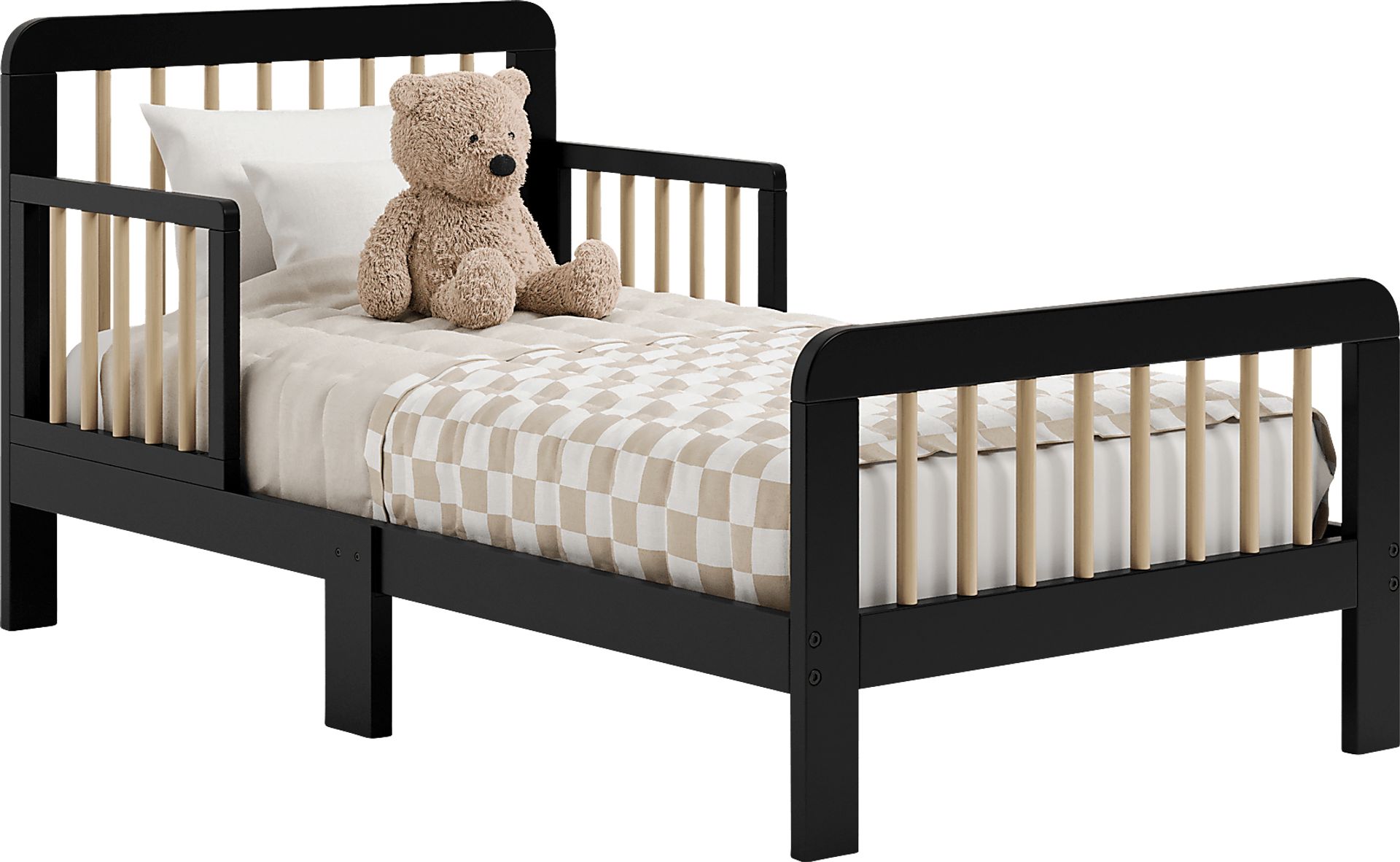 Kids Isoella Black Toddler Bed - Image 7