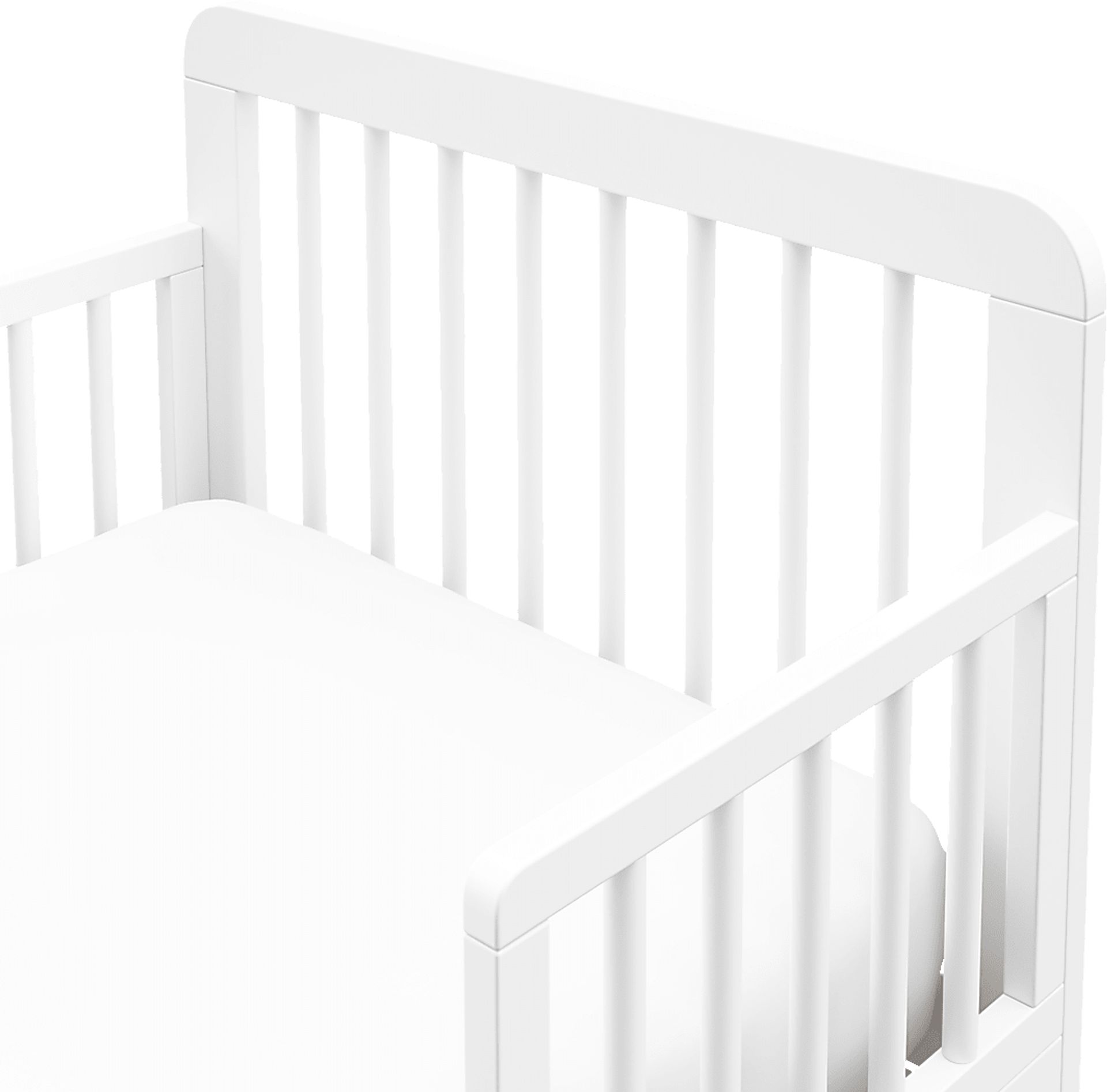 Kids Isoella White Toddler Bed - Image 4