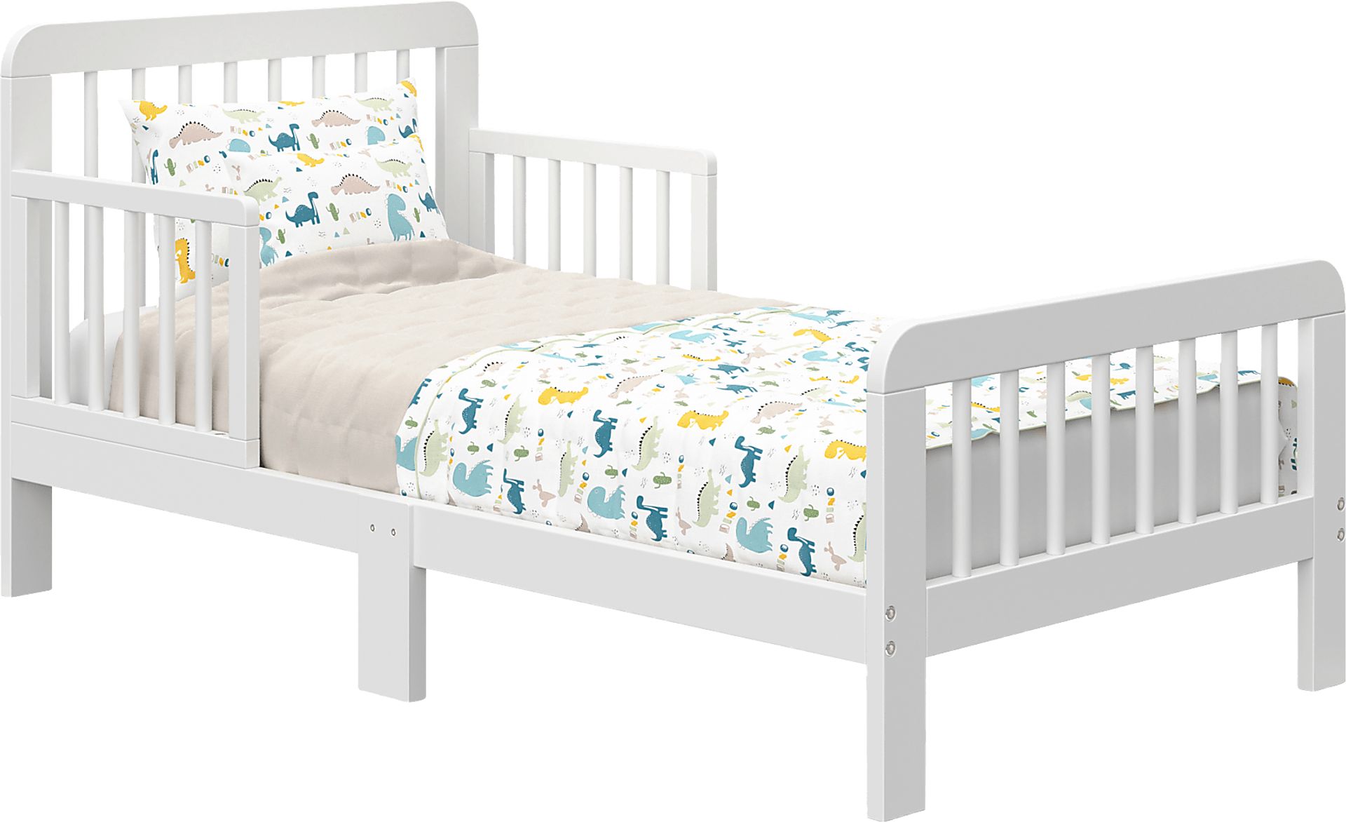 Kids Isoella White Toddler Bed - Image 1