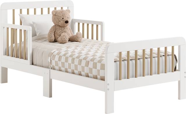 Kids Isoella White Toddler Bed - Thumbnail - Image 8