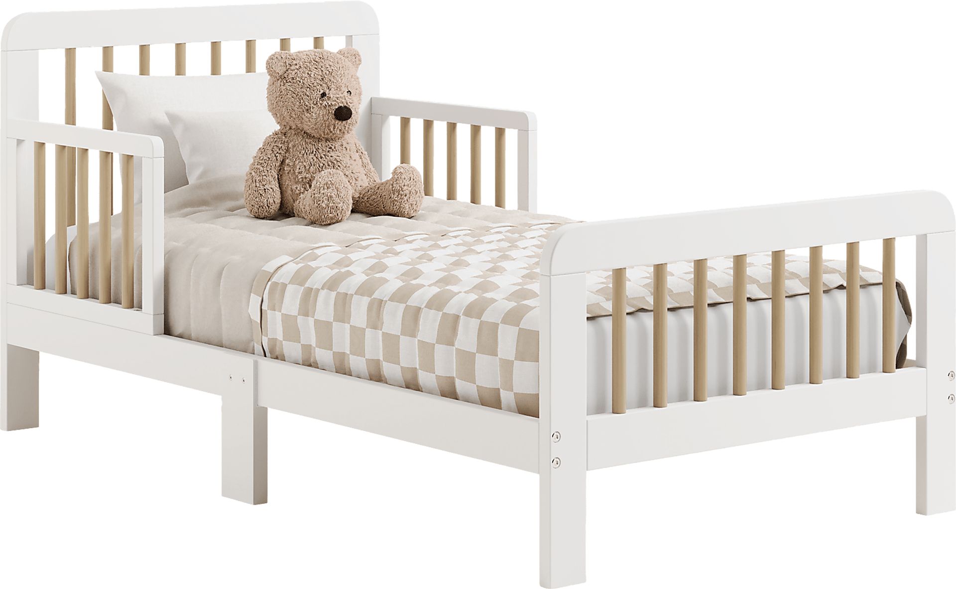 Kids Isoella White Toddler Bed - Image 8