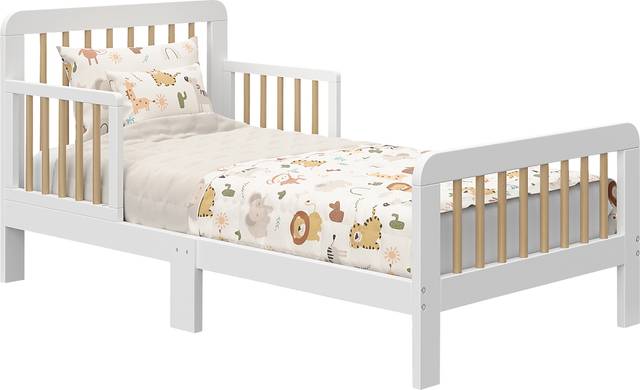 Kids Isoella White Toddler Bed - Thumbnail - Image 1