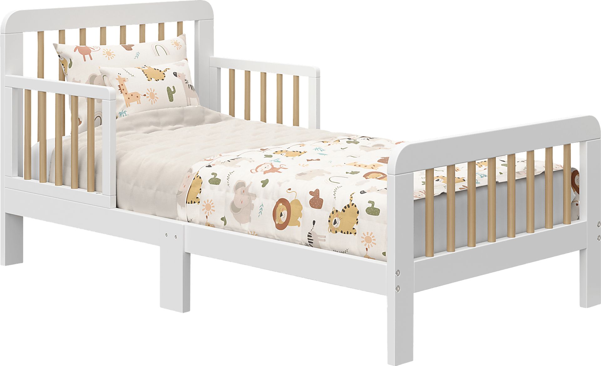 Kids Isoella White Toddler Bed - Image 1