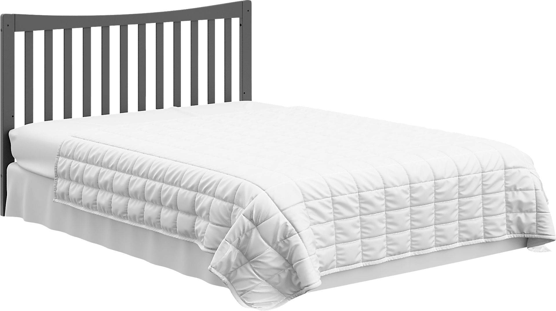 Kids Ithoria Gray Convertible Crib - Image 9