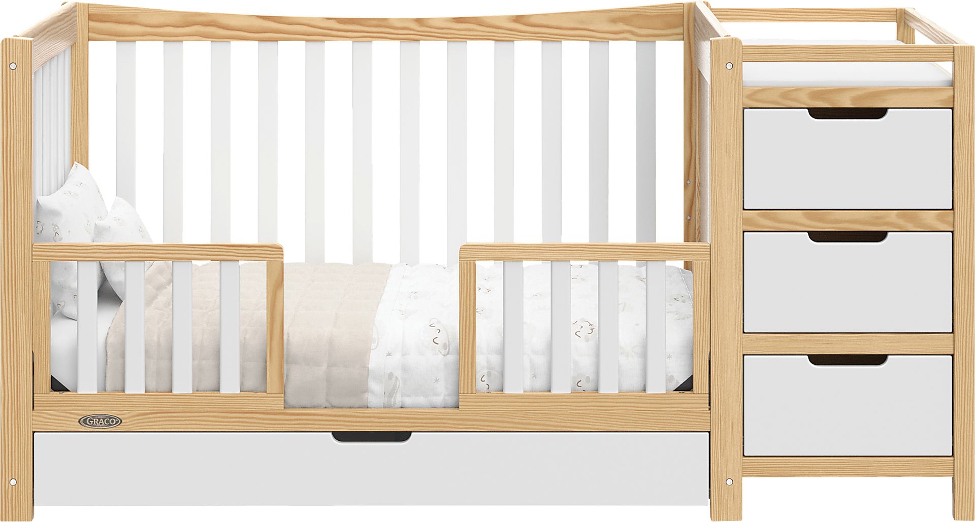 Kids Ithoria Natural Convertible Crib - Image 7