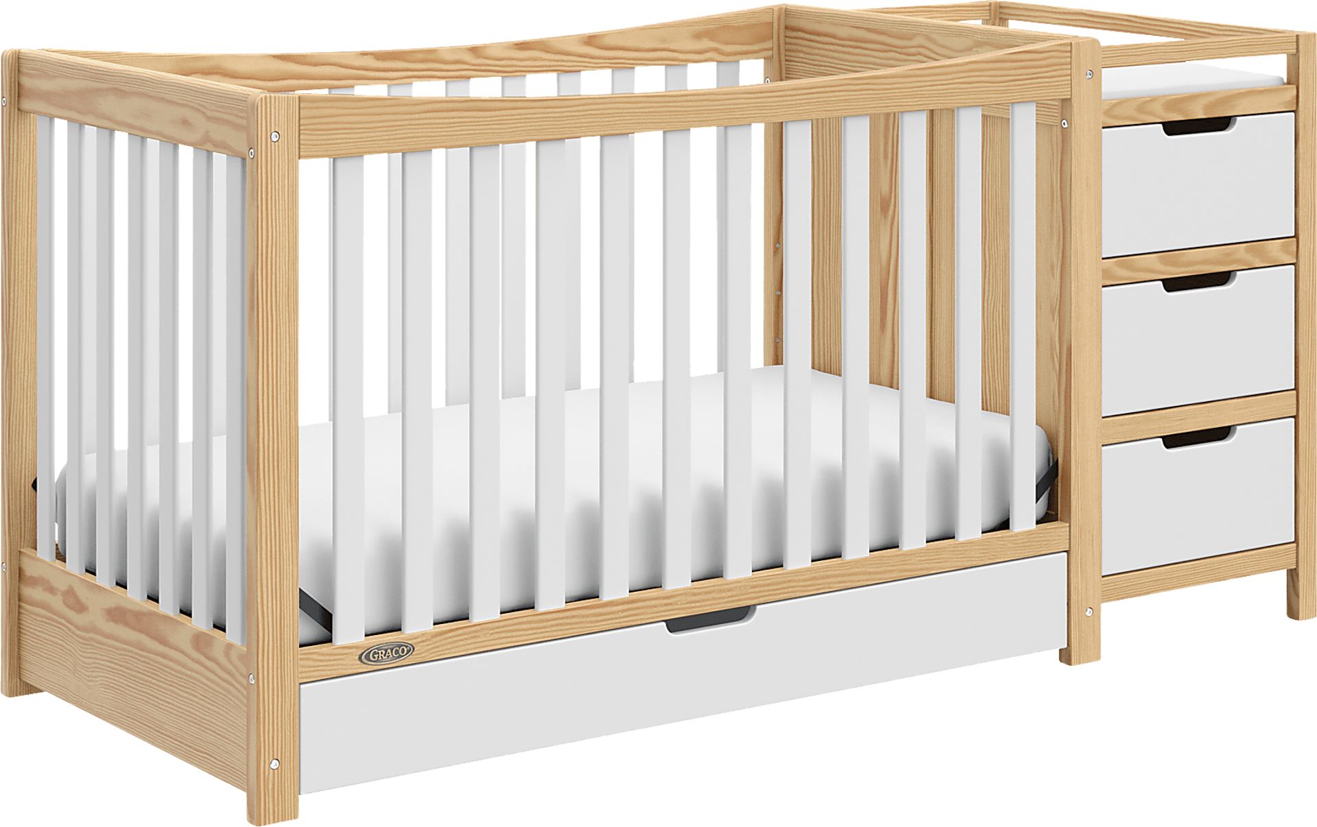 Kids Ithoria Natural Convertible Crib - Image 1