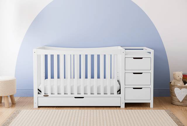 Kids Ithoria White Convertible Crib - Thumbnail - Image 2
