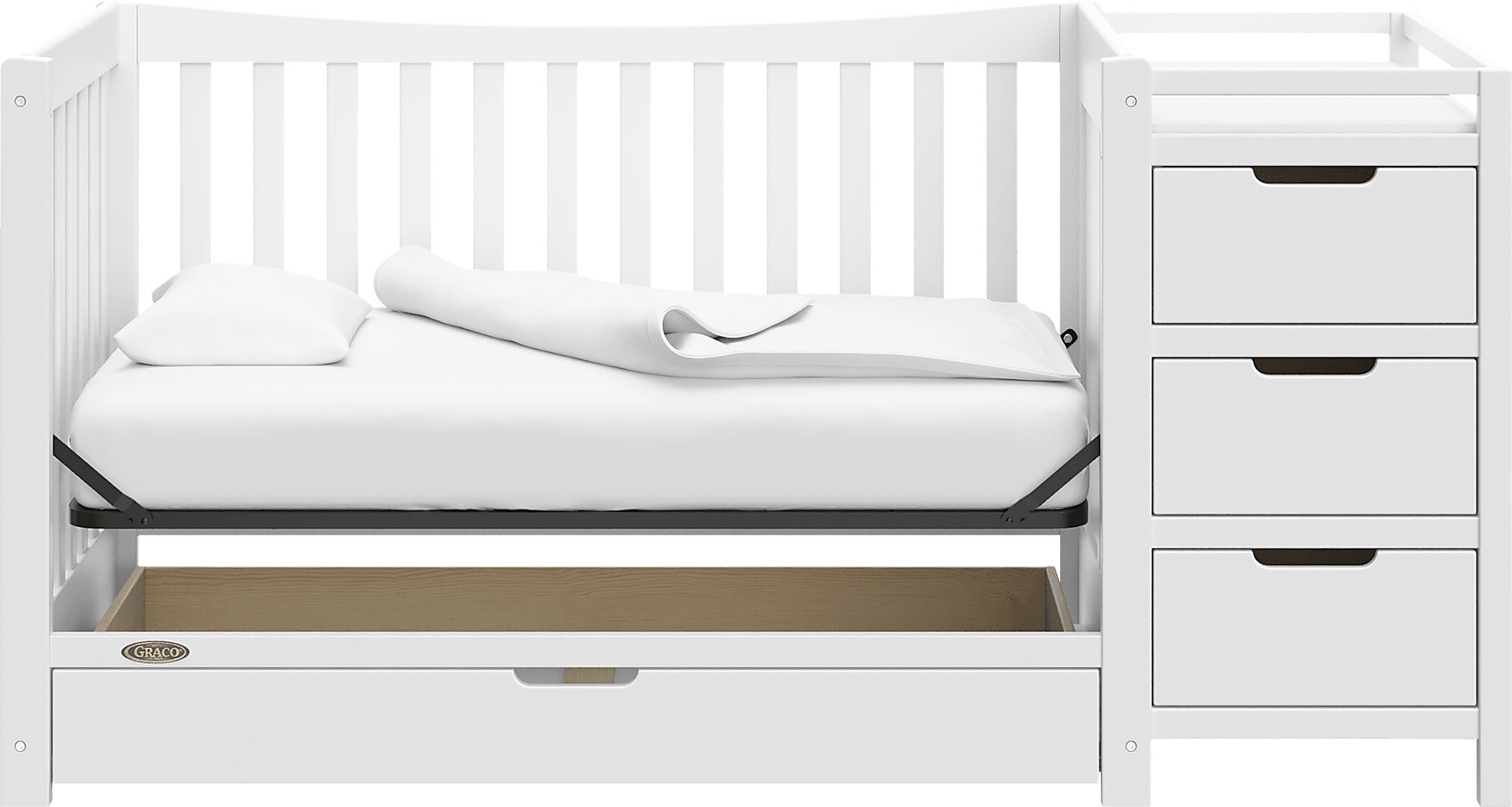 Kids Ithoria White Convertible Crib - Image 7