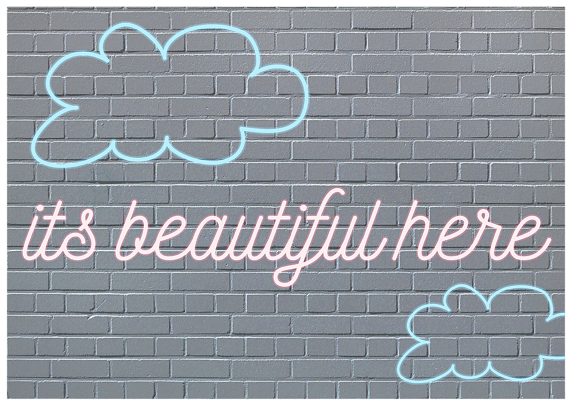 Kids It's Beautiful Here Artwork - Image 1