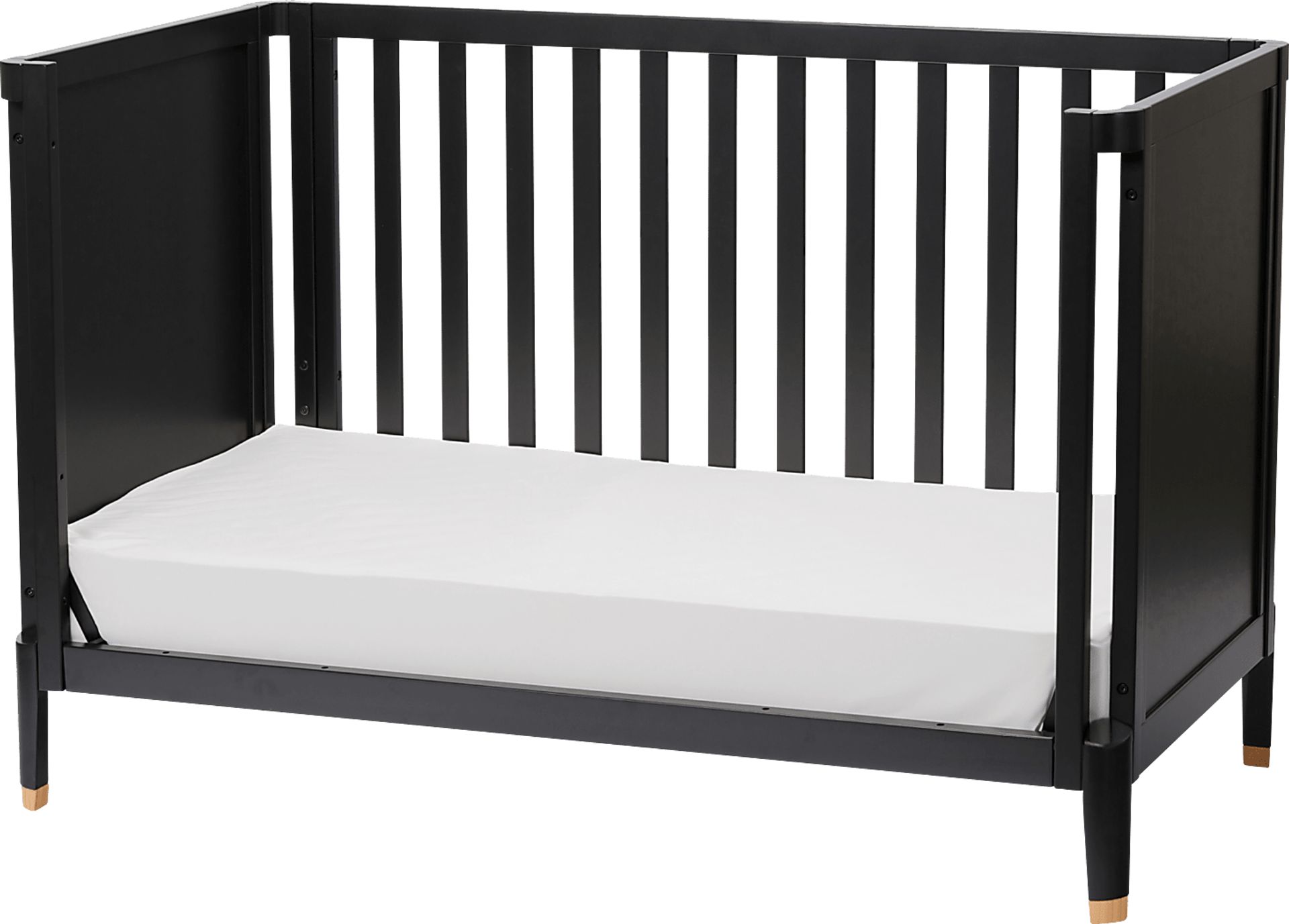 Kids Ivodu Black Convertible Crib - Image 11