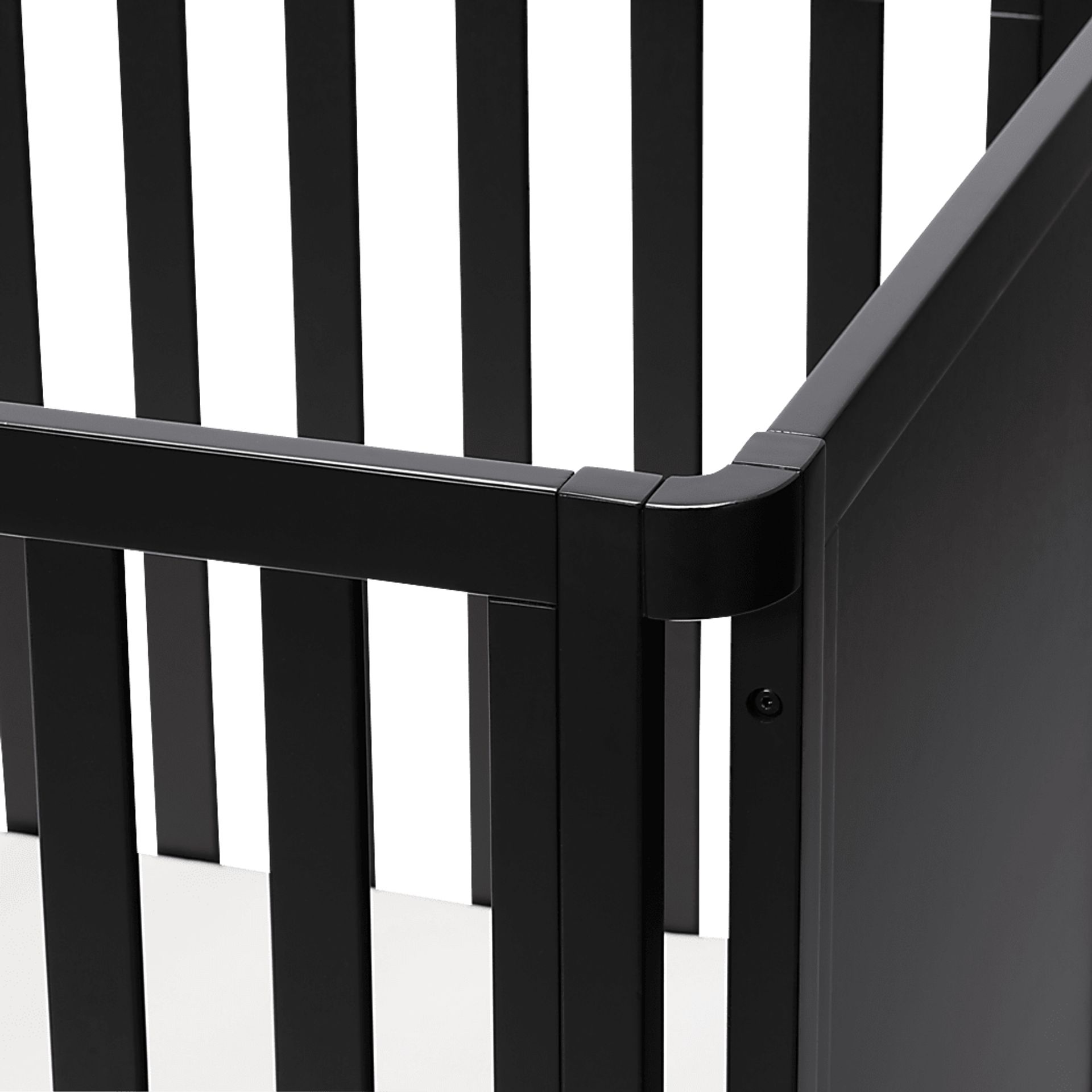 Kids Ivodu Black Convertible Crib - Image 4