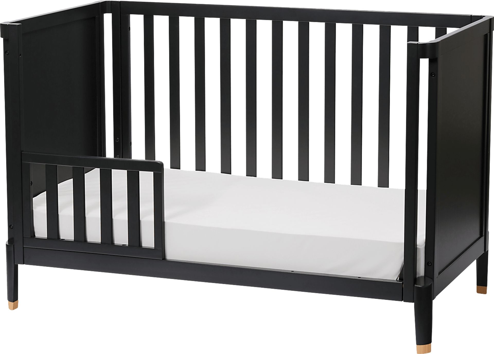 Kids Ivodu Black Convertible Crib - Image 10
