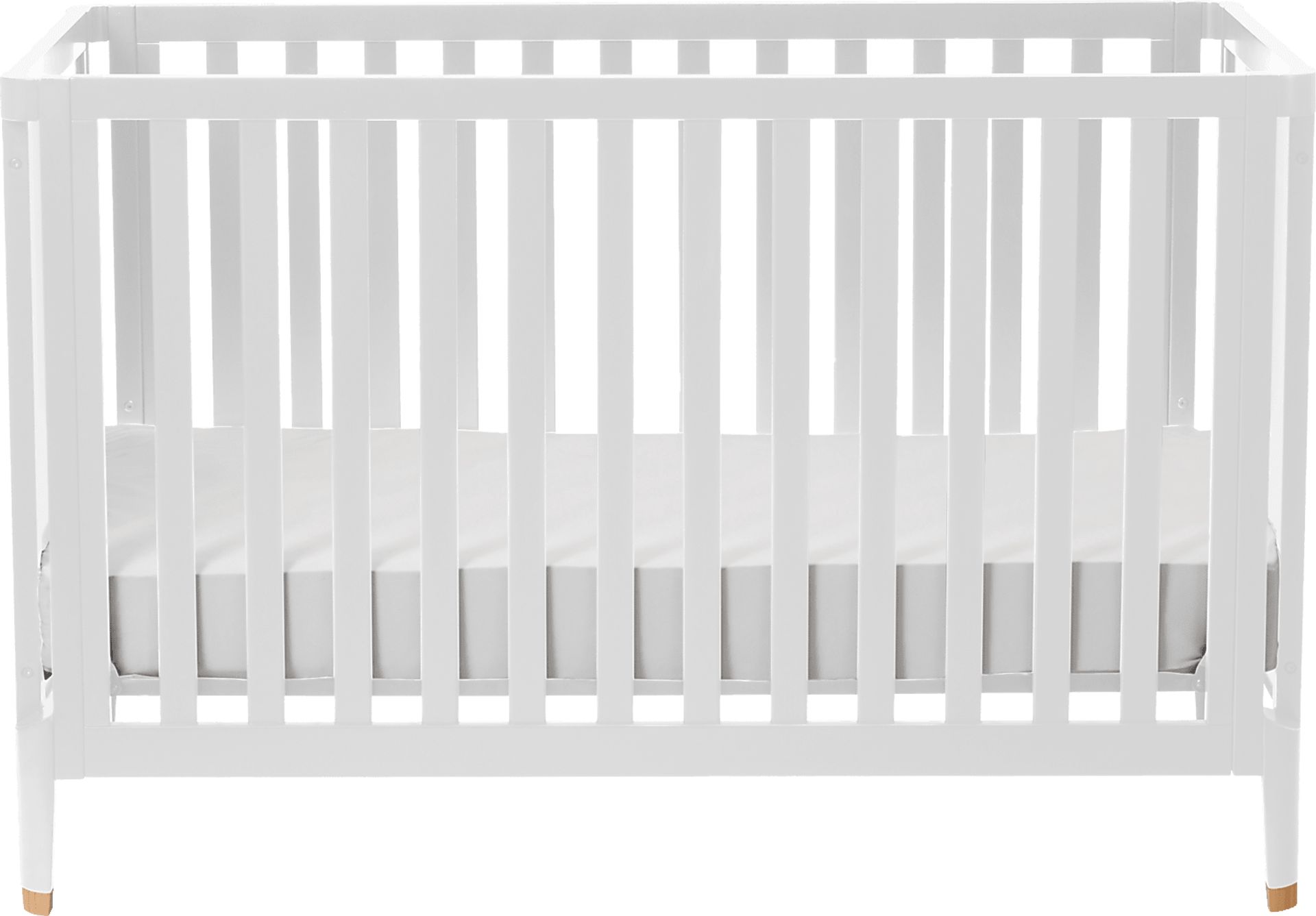 Kids Ivodu White Convertible Crib - Image 5
