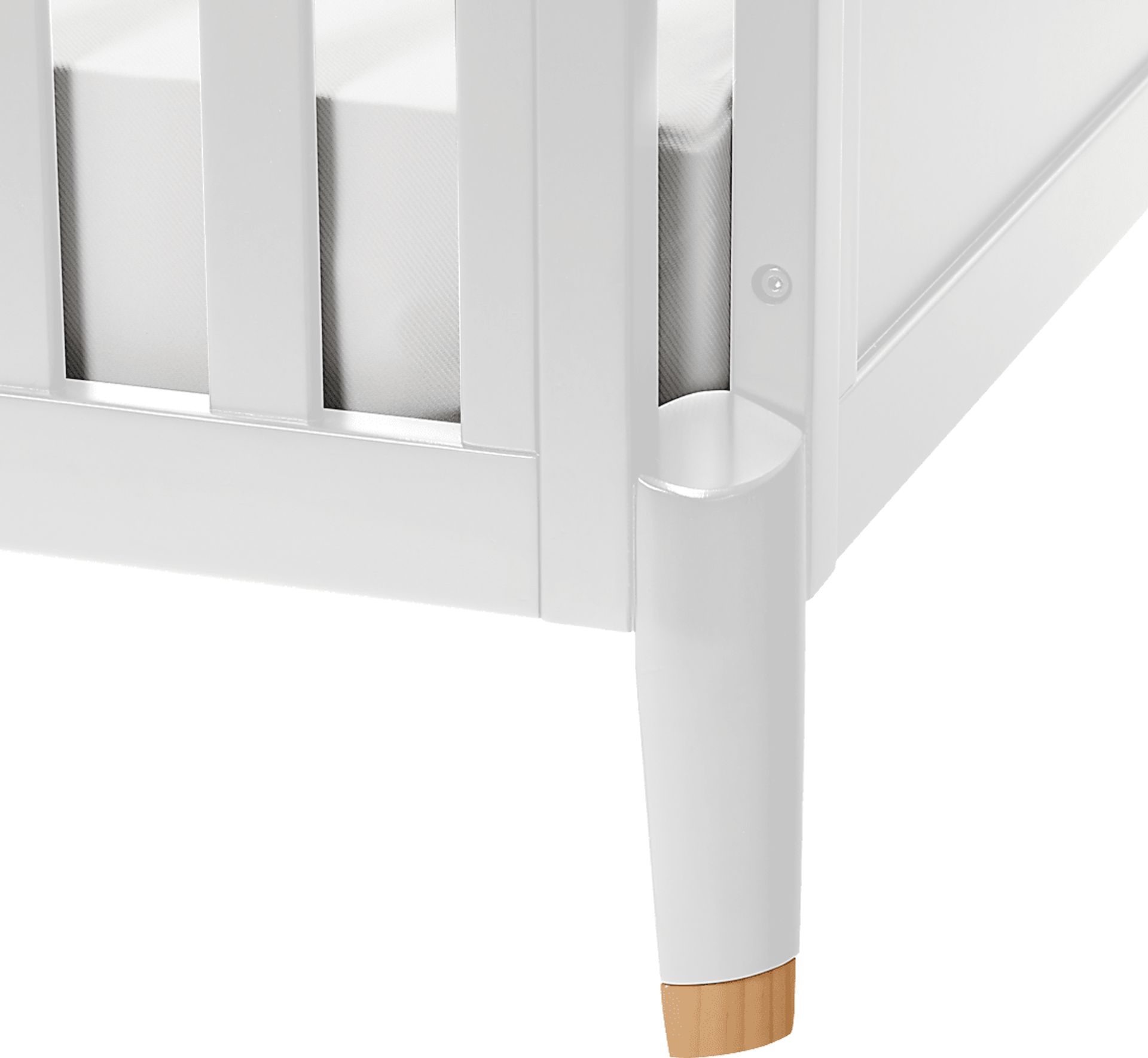 Kids Ivodu White Convertible Crib - Image 6