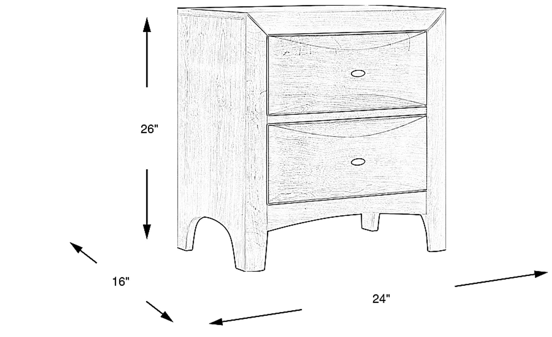 Dimension Image. Please refer to the Dimension Tab on this page for dimension details.