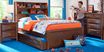Kids Ivy League 2.0 Walnut 3 Pc Full Bookcase Bed