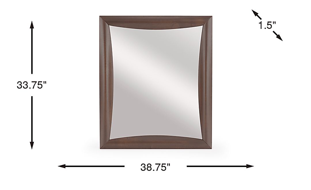 Kids Ivy League 2.0 Walnut Mirror