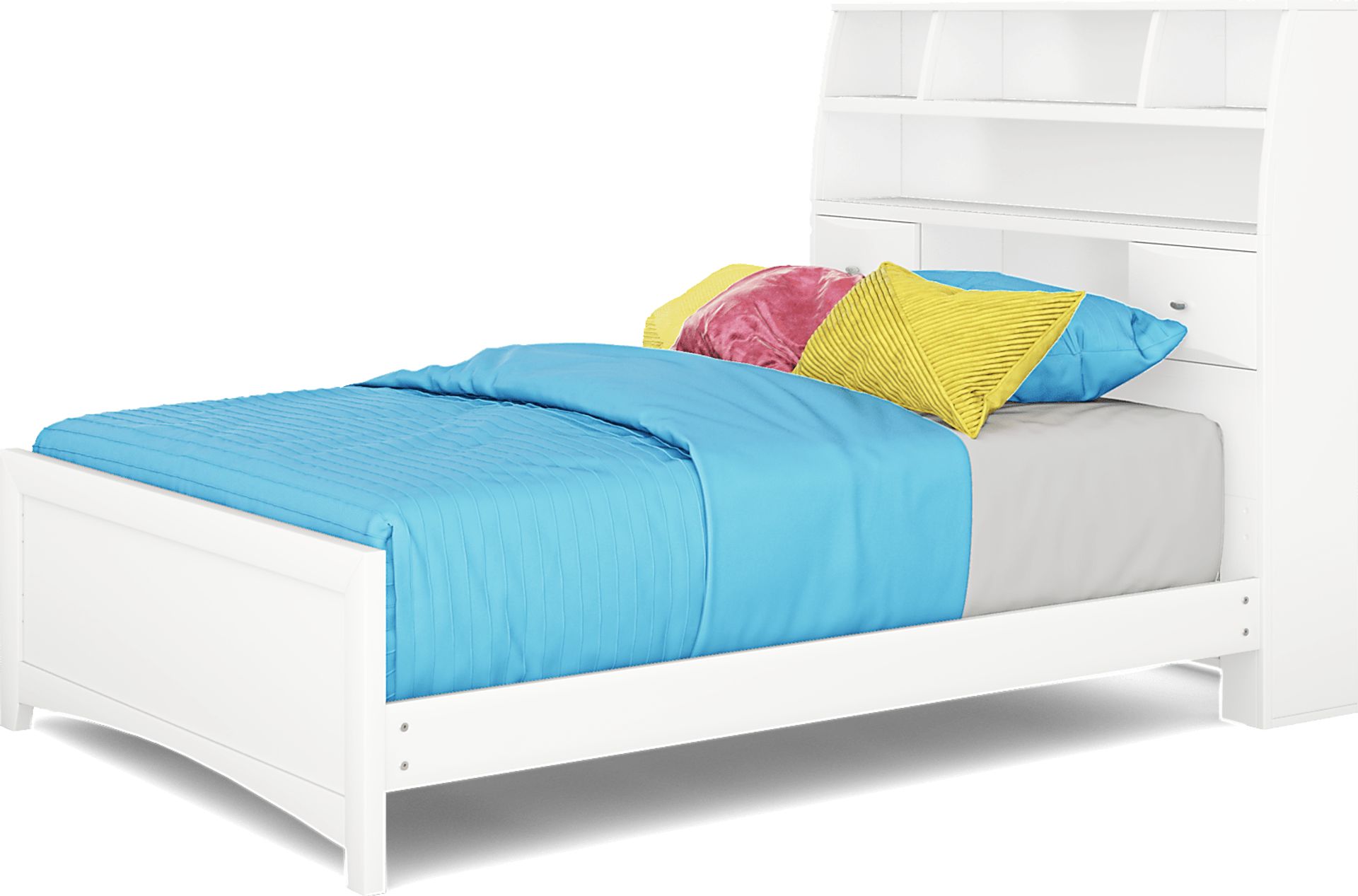 Kids Ivy League 2.0 White Full Bookcase Bedroom - Image 2
